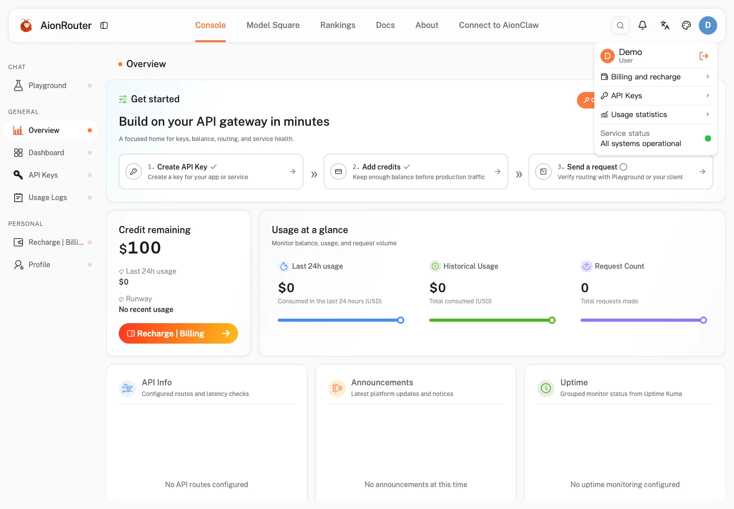 Interface example