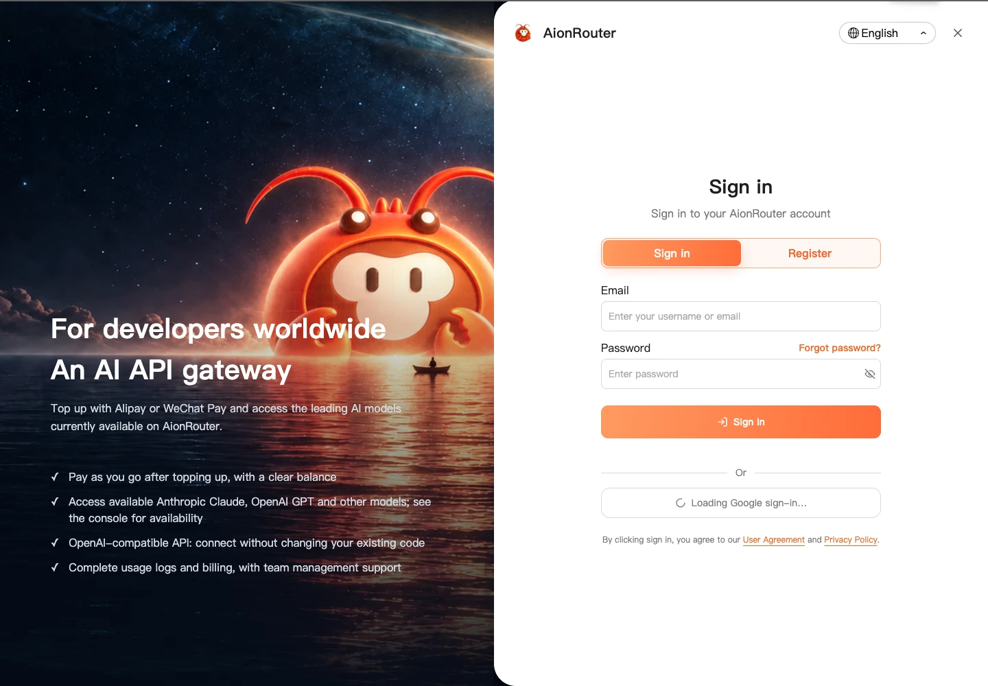 Interface example